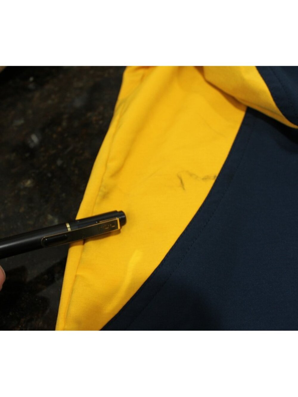 Vintage Columbia Warm Up Jacket Jersey Lined 1/4 Zip Michigan Embroidered Logo L - Picture 11 of 12